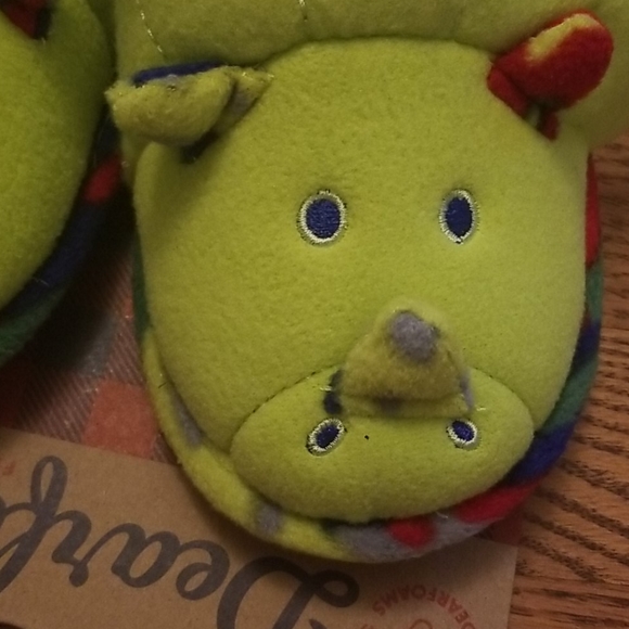 Dearfoam dinosaur slippers NWT size 13/1 - Picture 6 of 6